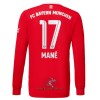 Officiële Voetbalshirt FC Bayern München Mane 17 Thuis 2022-23 Lange Mouw - Heren